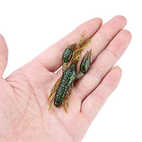 SeÑuelos Pesca señuelos para cangrejos están Hechos de Material de Silicona Duradero,Suave y Duradero.